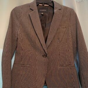 Banana Republic black & white polka dot blazer - SIZE 4 Petite